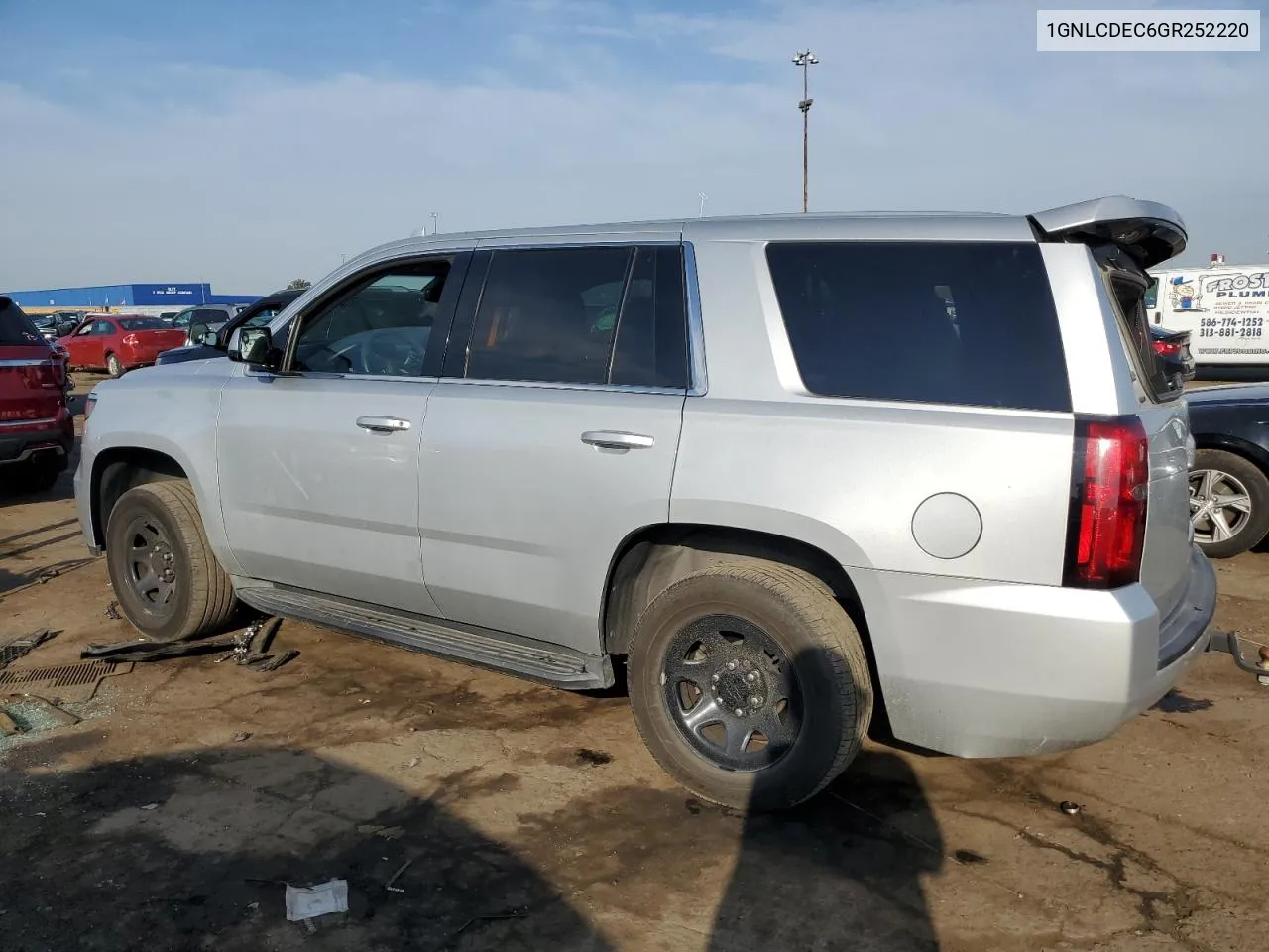 2016 Chevrolet Tahoe Police VIN: 1GNLCDEC6GR252220 Lot: 73020434