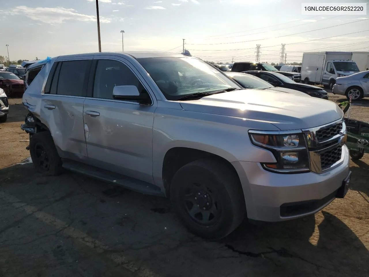 2016 Chevrolet Tahoe Police VIN: 1GNLCDEC6GR252220 Lot: 73020434