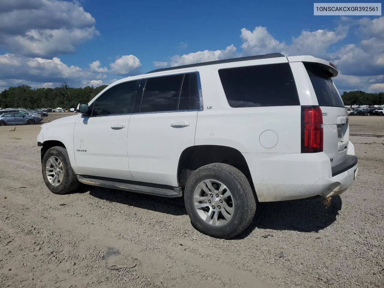 2016 Chevrolet Tahoe C1500 Ls VIN: 1GNSCAKCXGR392561 Lot: 73091484