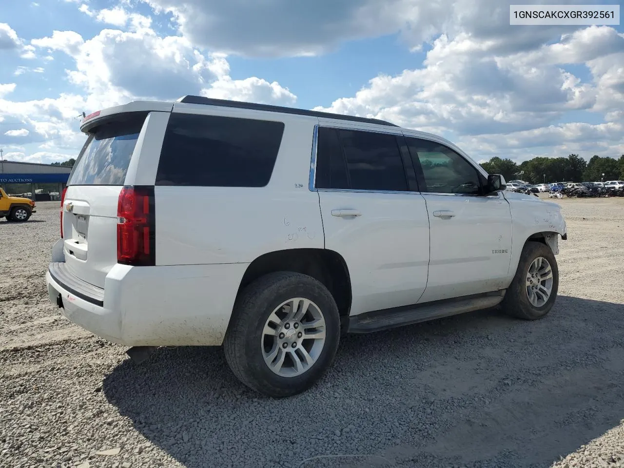 2016 Chevrolet Tahoe C1500 Ls VIN: 1GNSCAKCXGR392561 Lot: 73091484