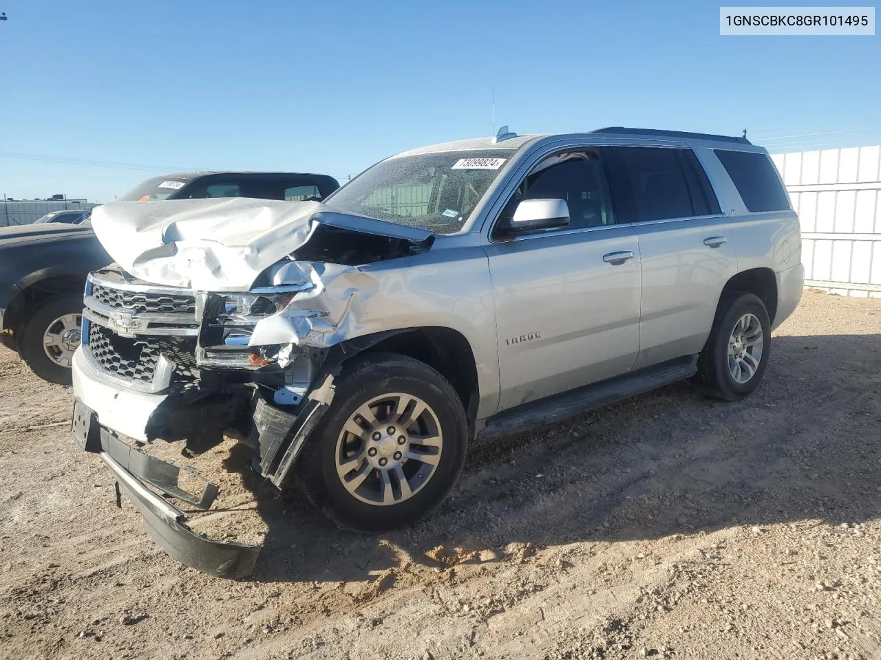 2016 Chevrolet Tahoe C1500 Lt VIN: 1GNSCBKC8GR101495 Lot: 73099824