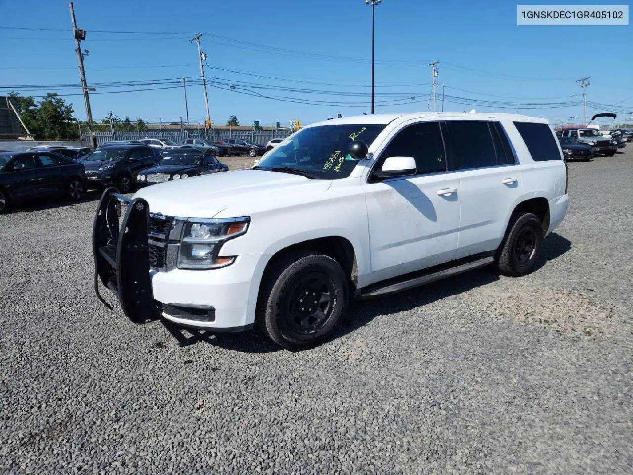 2016 Chevrolet Tahoe Police VIN: 1GNSKDEC1GR405102 Lot: 73126294