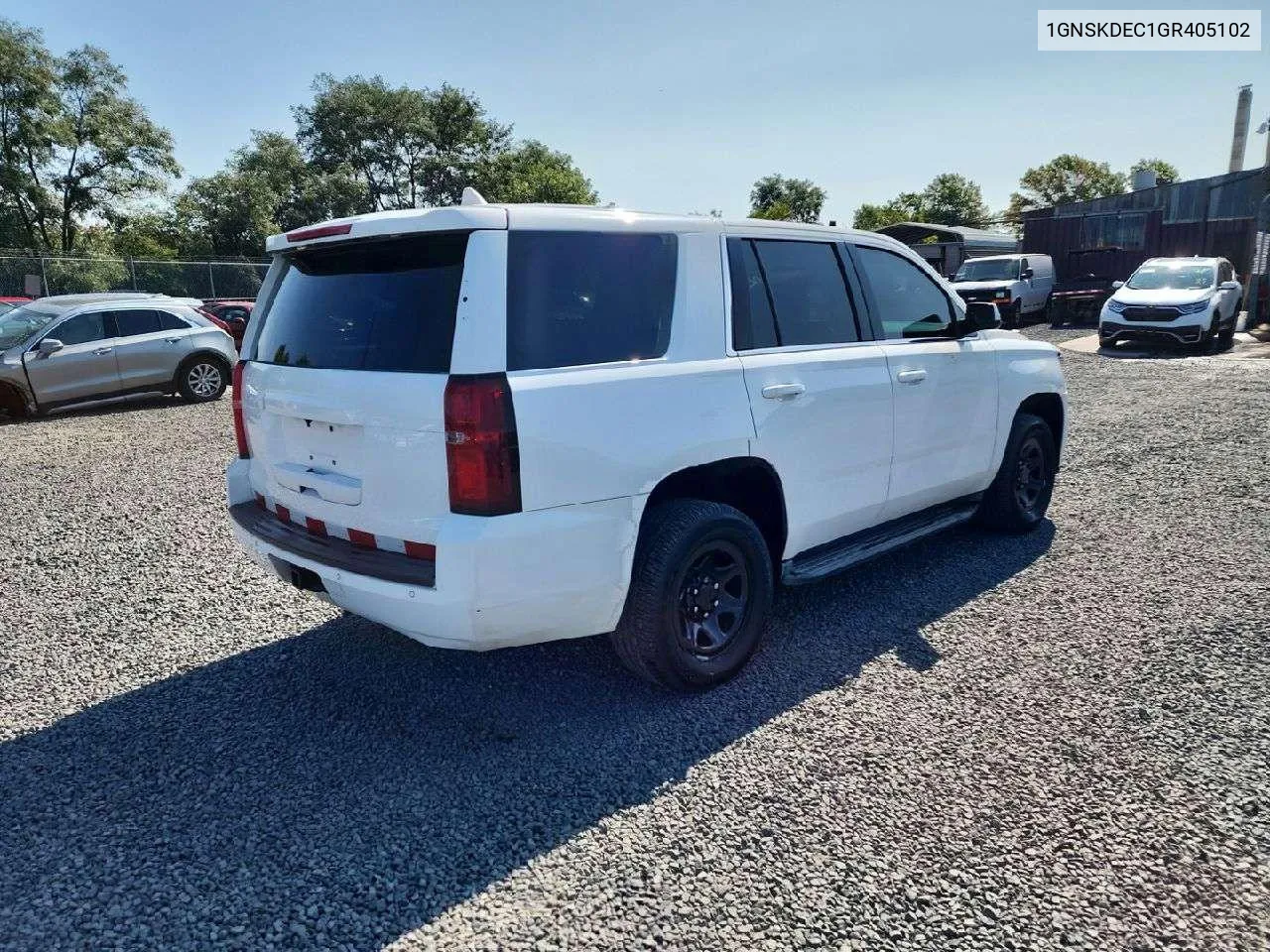 2016 Chevrolet Tahoe Police VIN: 1GNSKDEC1GR405102 Lot: 73126294