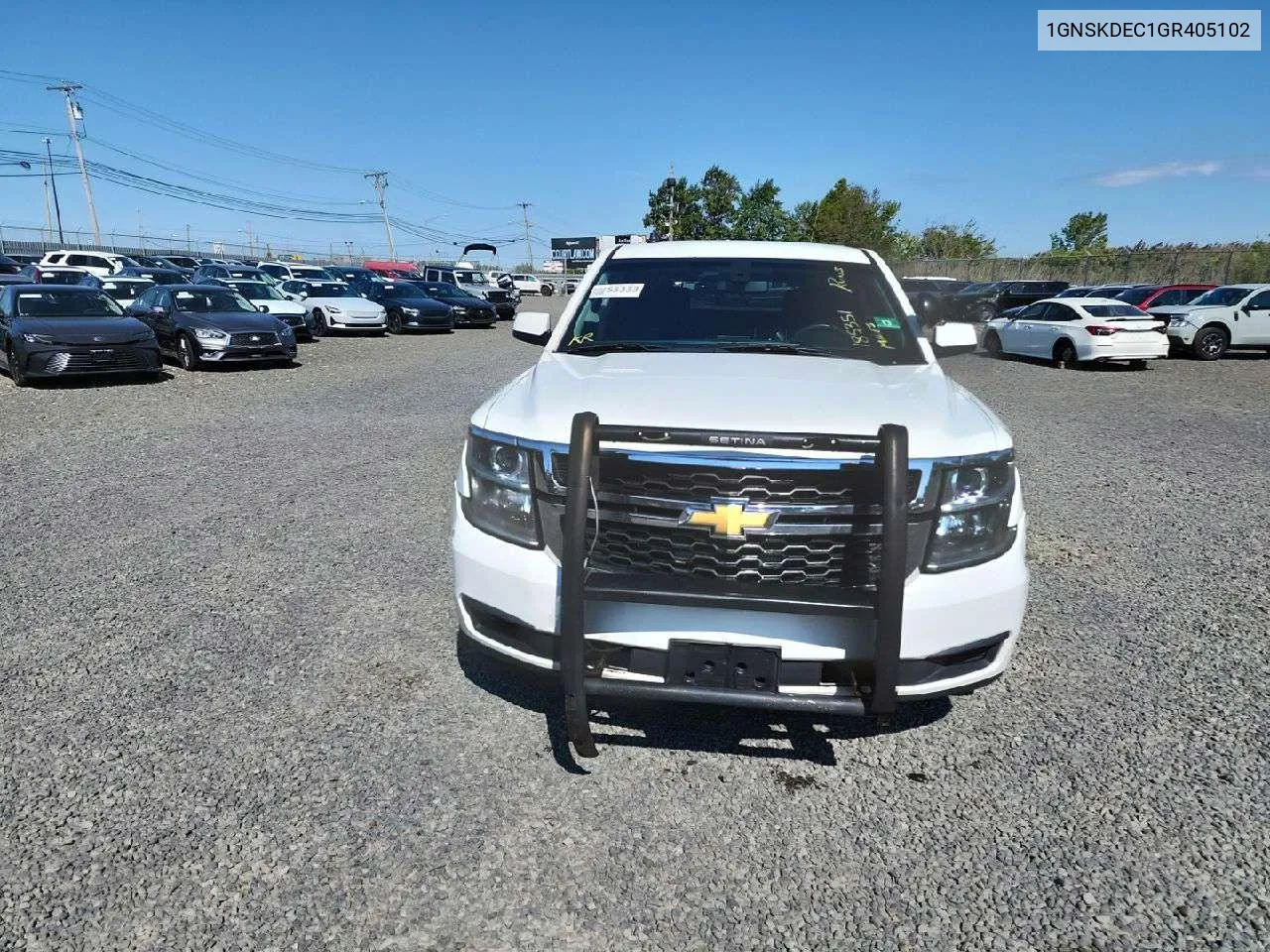 2016 Chevrolet Tahoe Police VIN: 1GNSKDEC1GR405102 Lot: 73126294