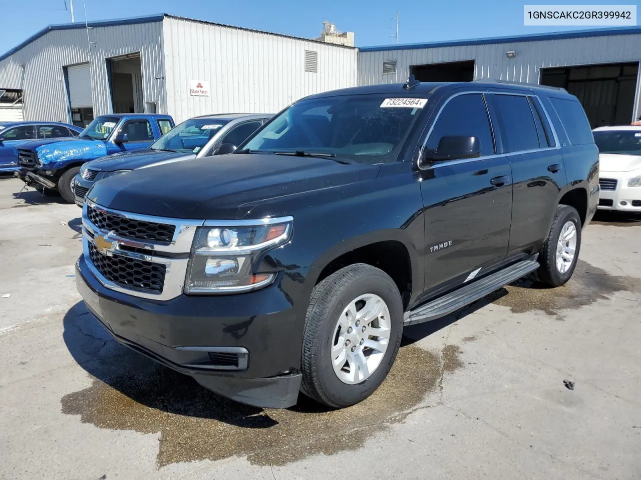 2016 Chevrolet Tahoe C1500 Ls VIN: 1GNSCAKC2GR399942 Lot: 73224564