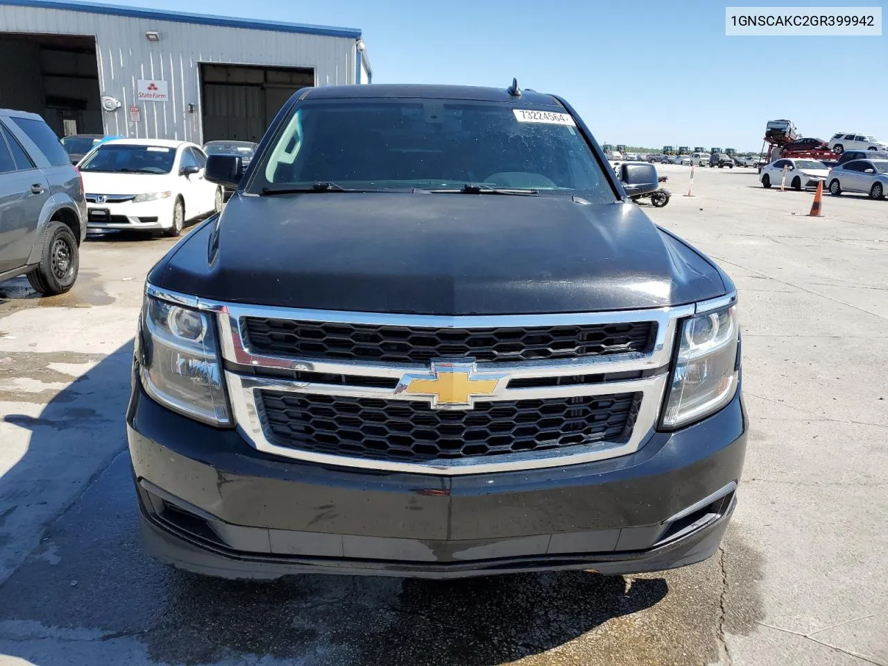 2016 Chevrolet Tahoe C1500 Ls VIN: 1GNSCAKC2GR399942 Lot: 73224564