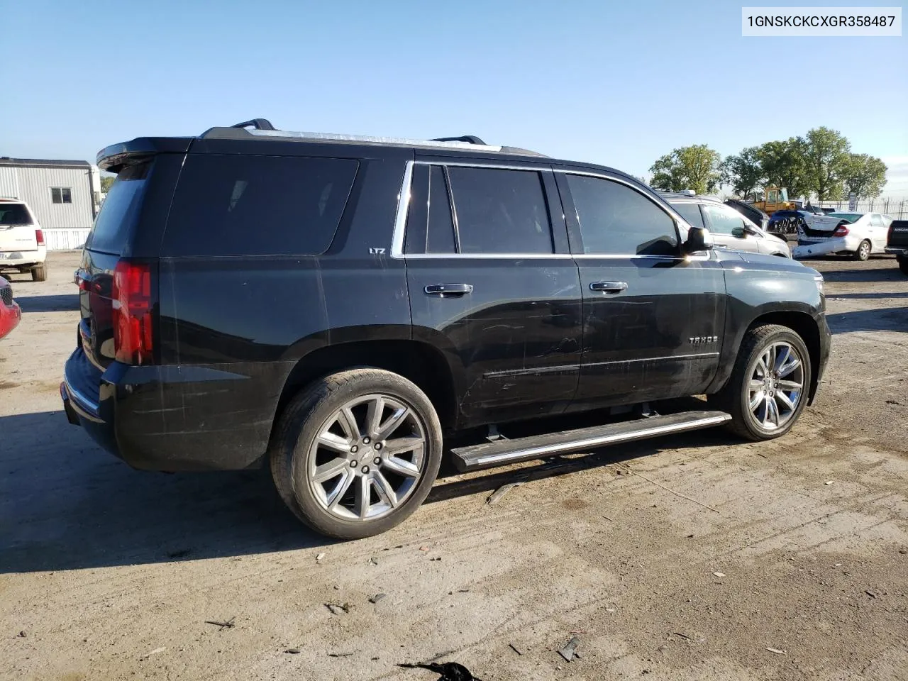 2016 Chevrolet Tahoe K1500 Ltz VIN: 1GNSKCKCXGR358487 Lot: 73246344