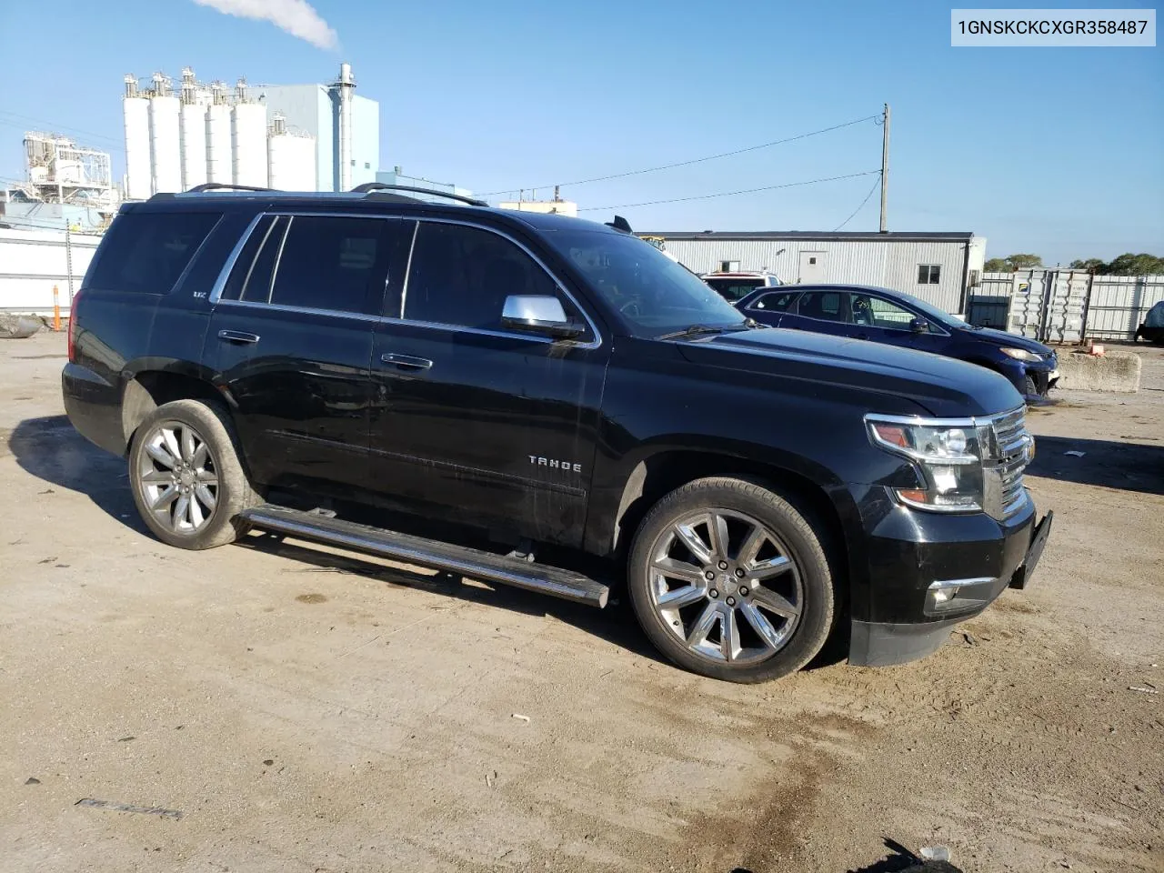 2016 Chevrolet Tahoe K1500 Ltz VIN: 1GNSKCKCXGR358487 Lot: 73246344