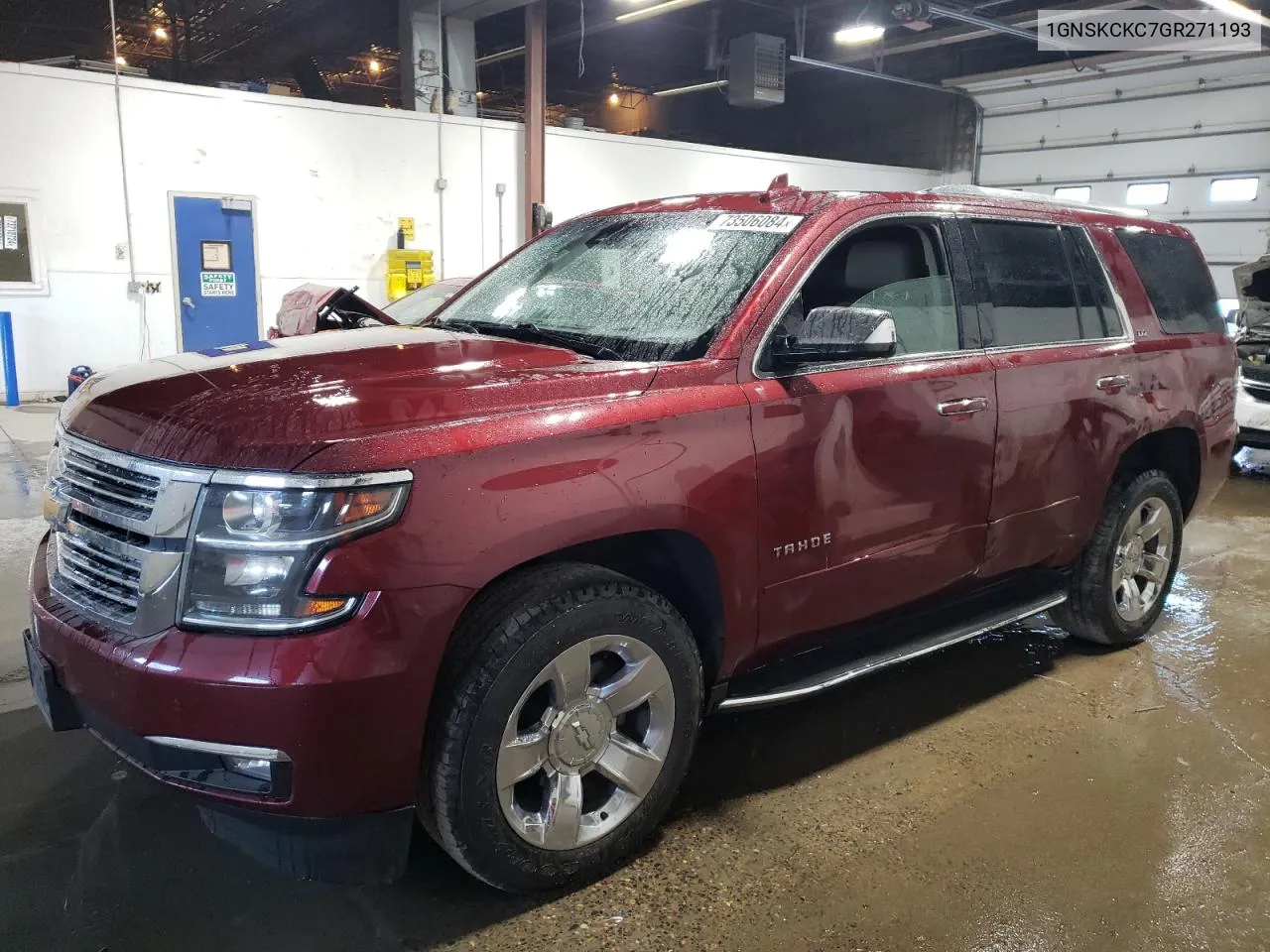 1GNSKCKC7GR271193 2016 Chevrolet Tahoe K1500 Ltz