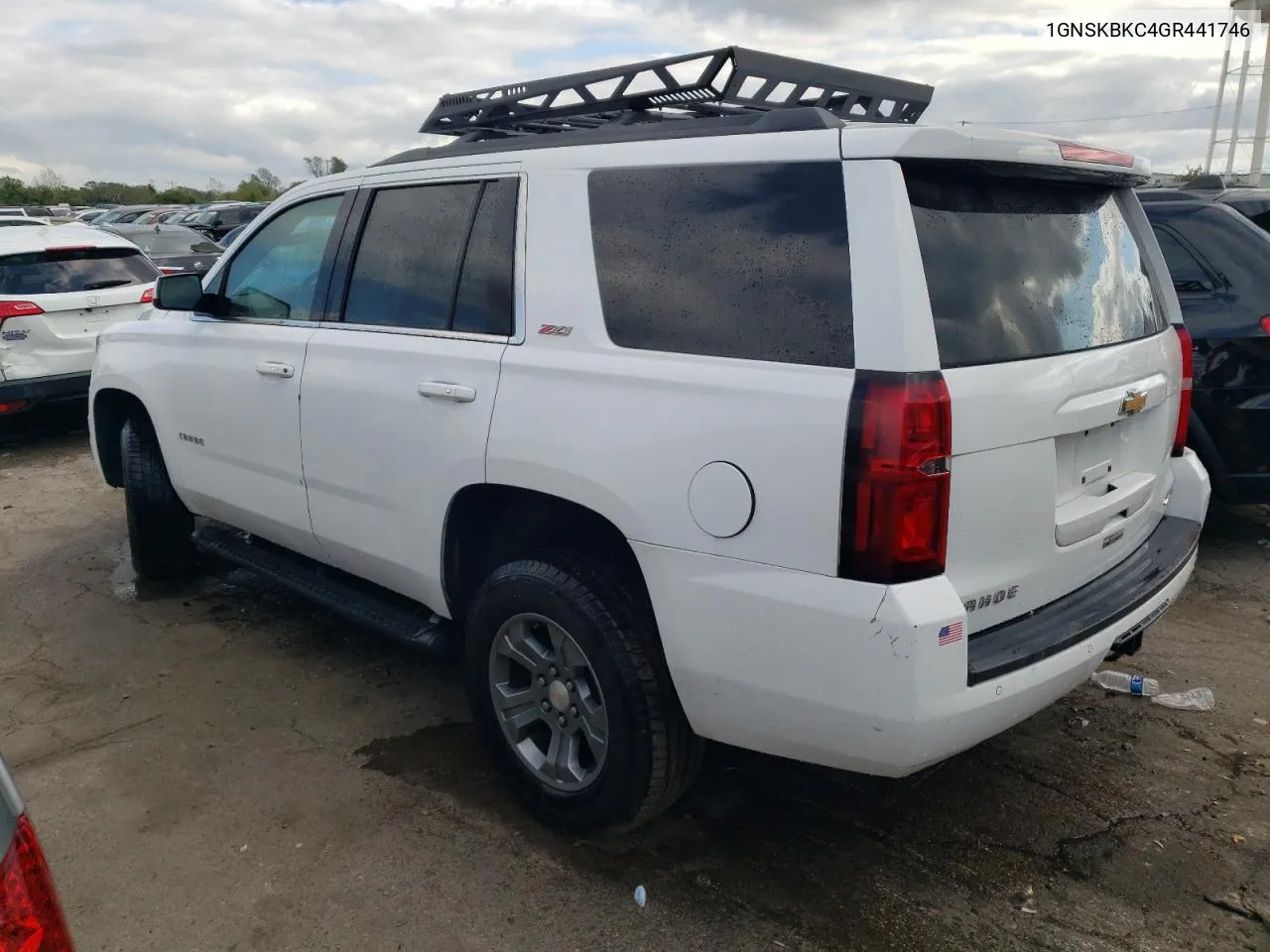 2016 Chevrolet Tahoe K1500 Lt VIN: 1GNSKBKC4GR441746 Lot: 73539264