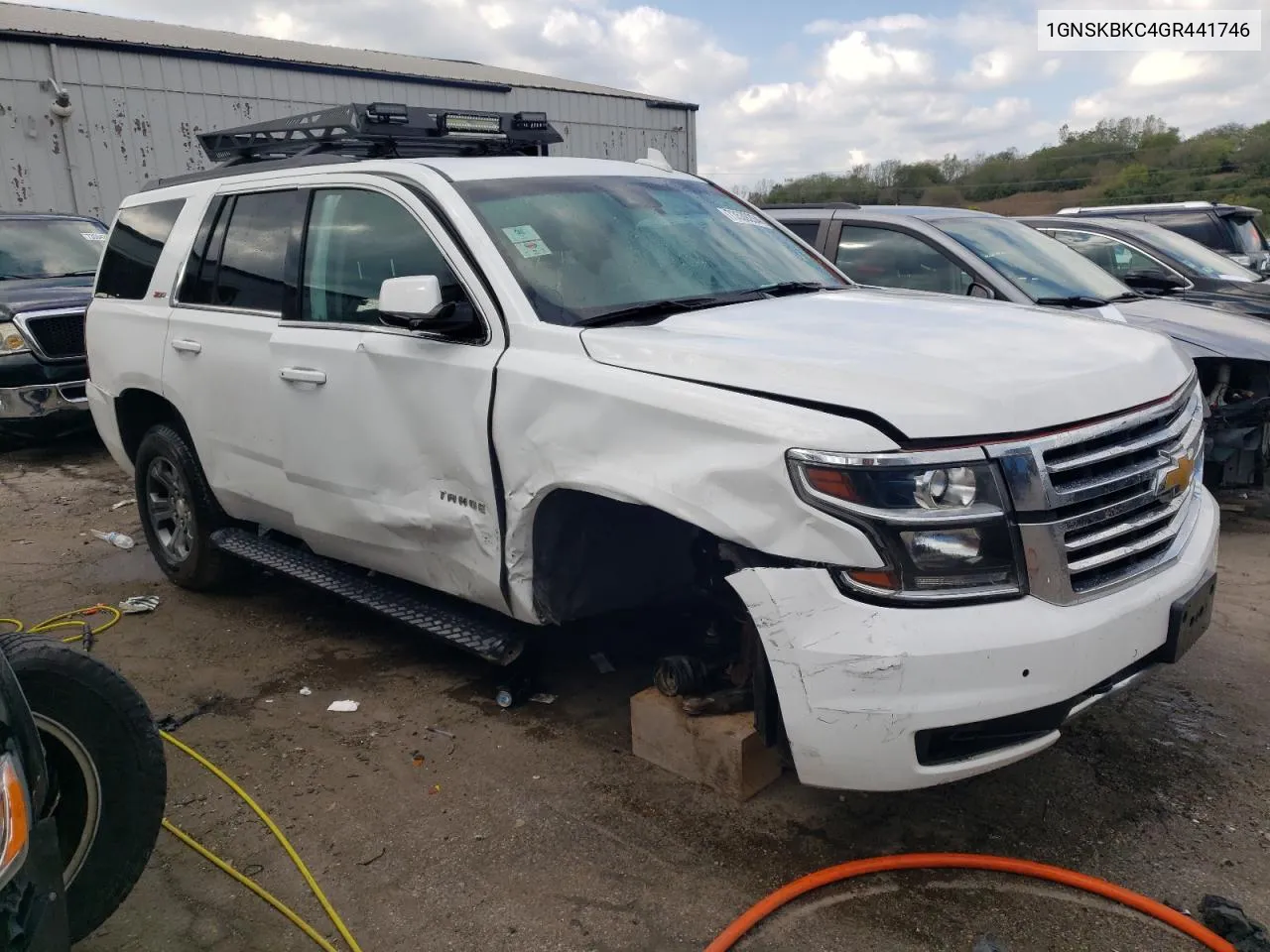 2016 Chevrolet Tahoe K1500 Lt VIN: 1GNSKBKC4GR441746 Lot: 73539264