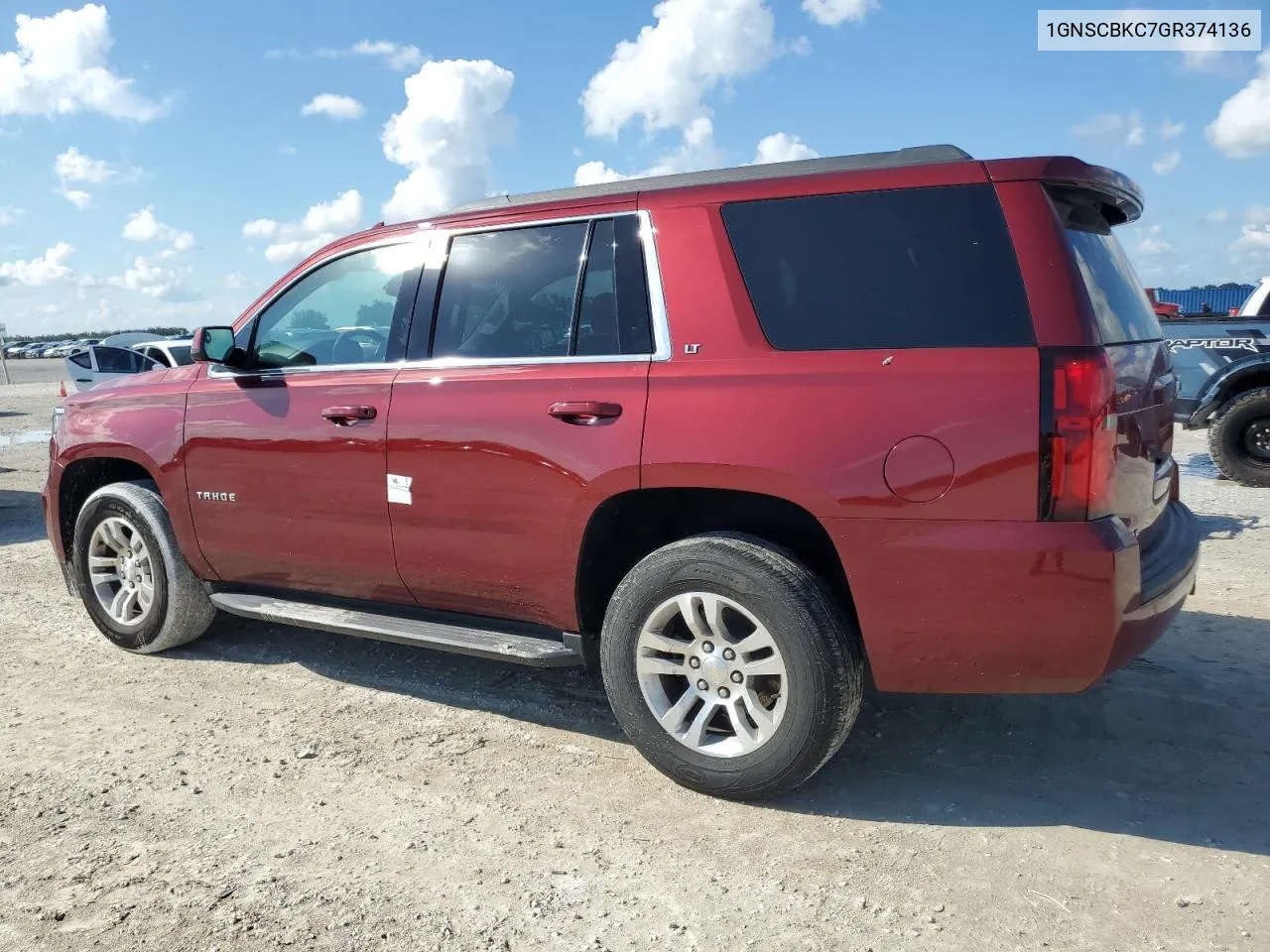 2016 Chevrolet Tahoe C1500 Lt VIN: 1GNSCBKC7GR374136 Lot: 73667664