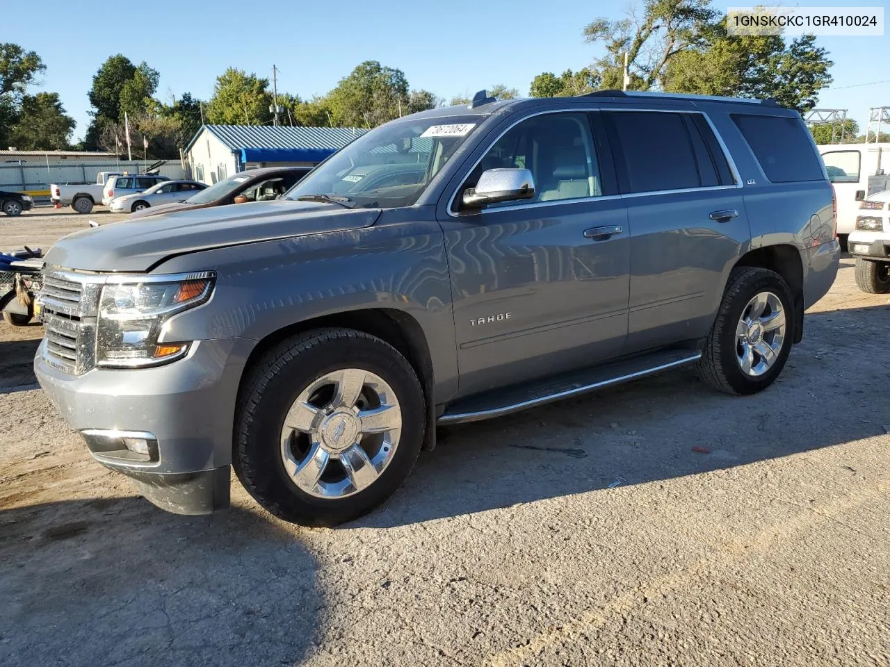 2016 Chevrolet Tahoe K1500 Ltz VIN: 1GNSKCKC1GR410024 Lot: 73672064