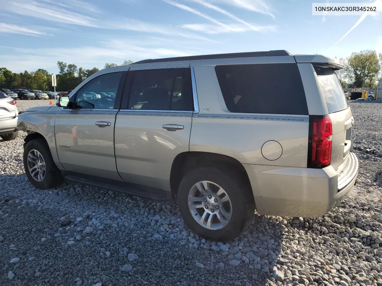 2016 Chevrolet Tahoe K1500 Ls VIN: 1GNSKAKC3GR345262 Lot: 73712684