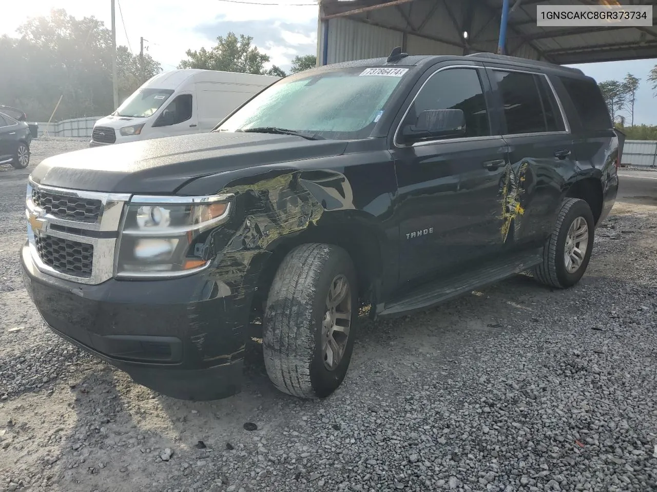 2016 Chevrolet Tahoe C1500 Ls VIN: 1GNSCAKC8GR373734 Lot: 73786474