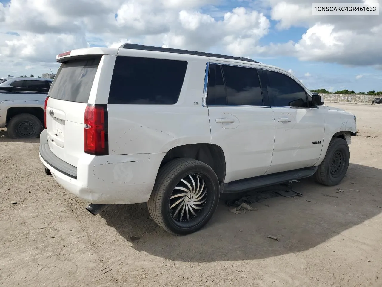 2016 Chevrolet Tahoe C1500 Ls VIN: 1GNSCAKC4GR461633 Lot: 74017794