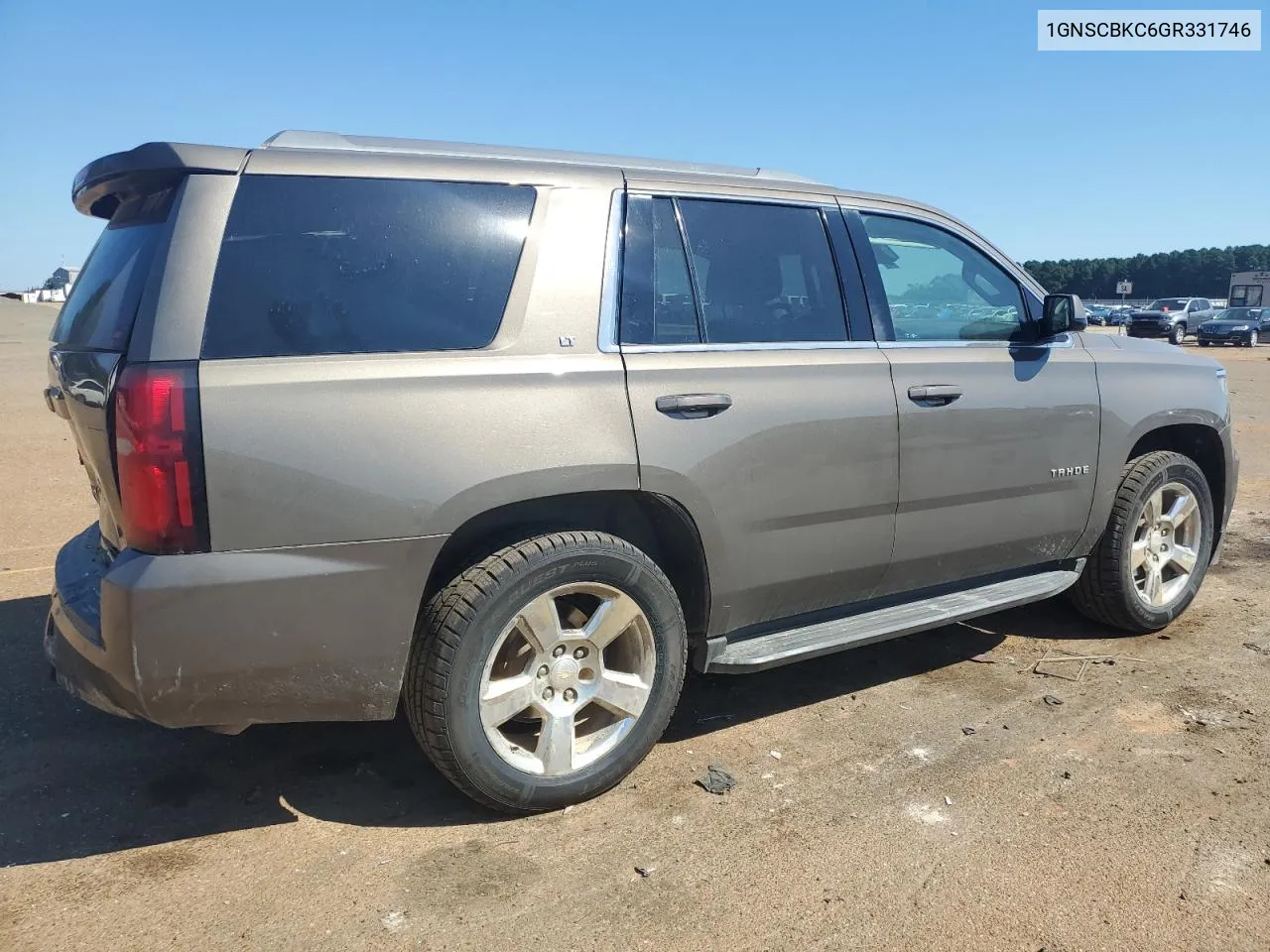 2016 Chevrolet Tahoe C1500 Lt VIN: 1GNSCBKC6GR331746 Lot: 74059634