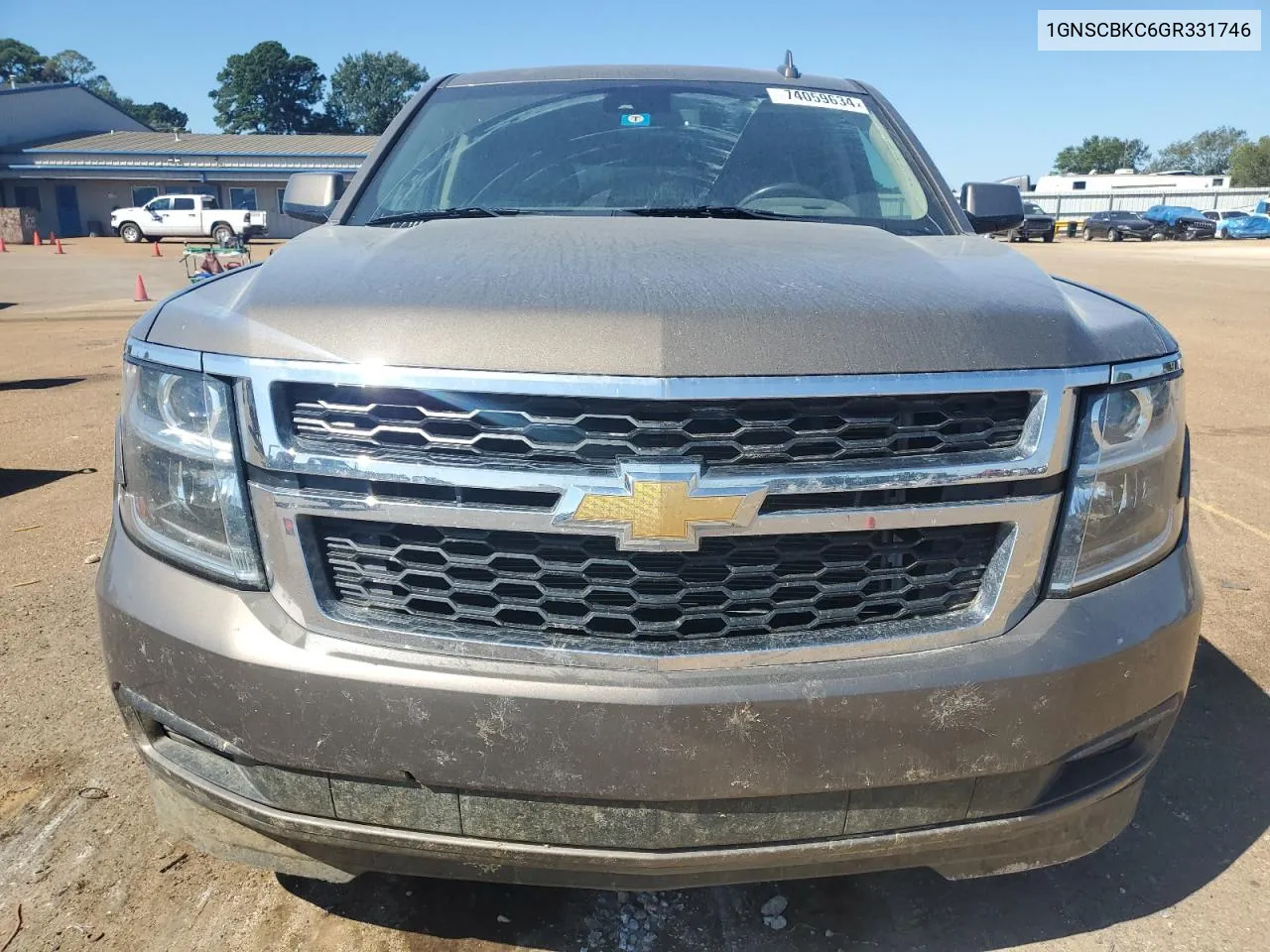 2016 Chevrolet Tahoe C1500 Lt VIN: 1GNSCBKC6GR331746 Lot: 74059634