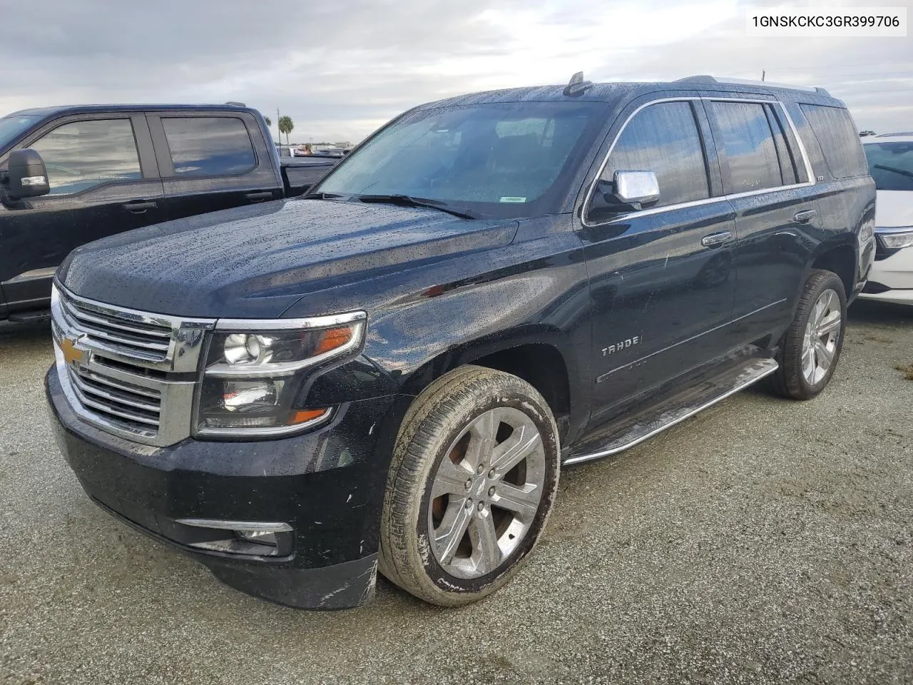 2016 Chevrolet Tahoe K1500 Ltz VIN: 1GNSKCKC3GR399706 Lot: 74239714