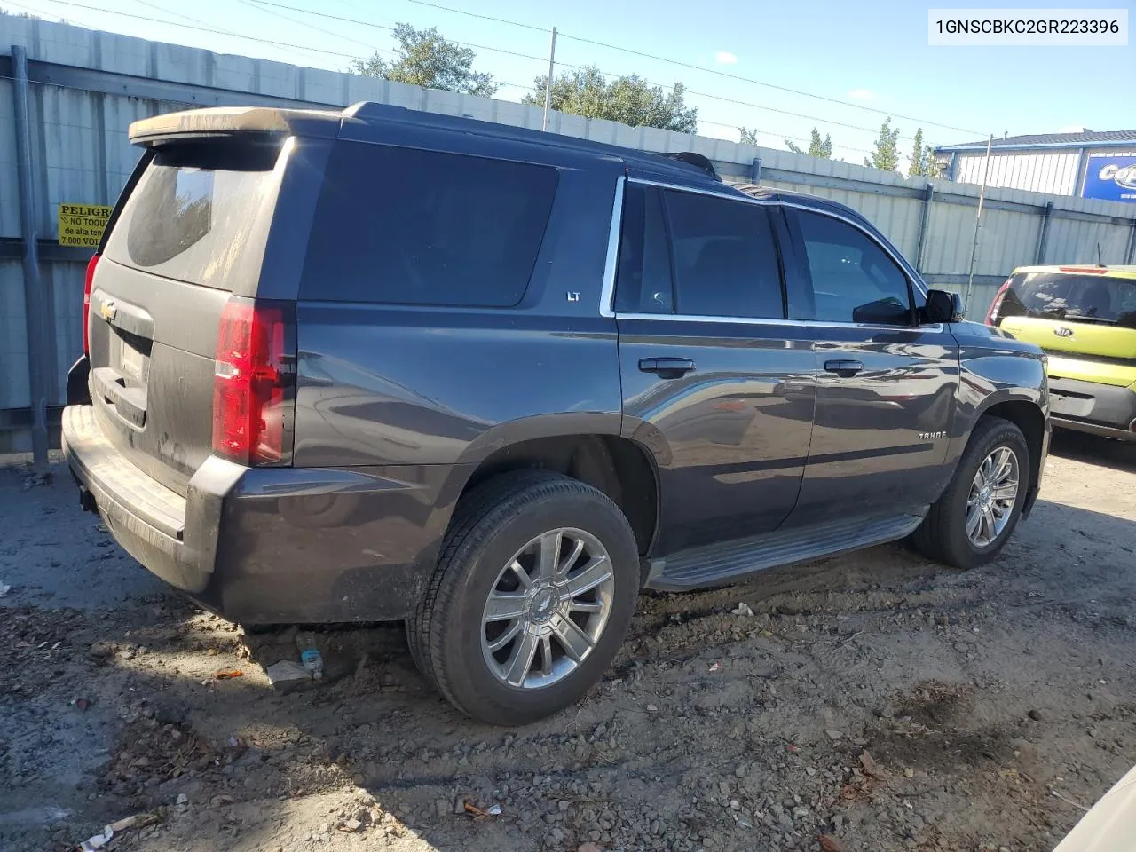 2016 Chevrolet Tahoe C1500 Lt VIN: 1GNSCBKC2GR223396 Lot: 74511884