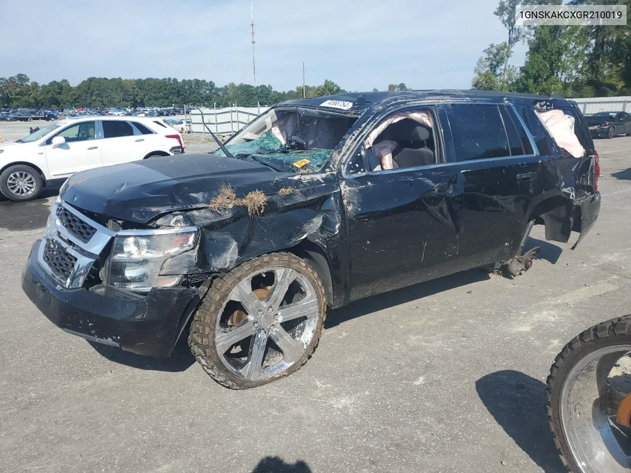 2016 Chevrolet Tahoe K1500 Ls VIN: 1GNSKAKCXGR210019 Lot: 74568754