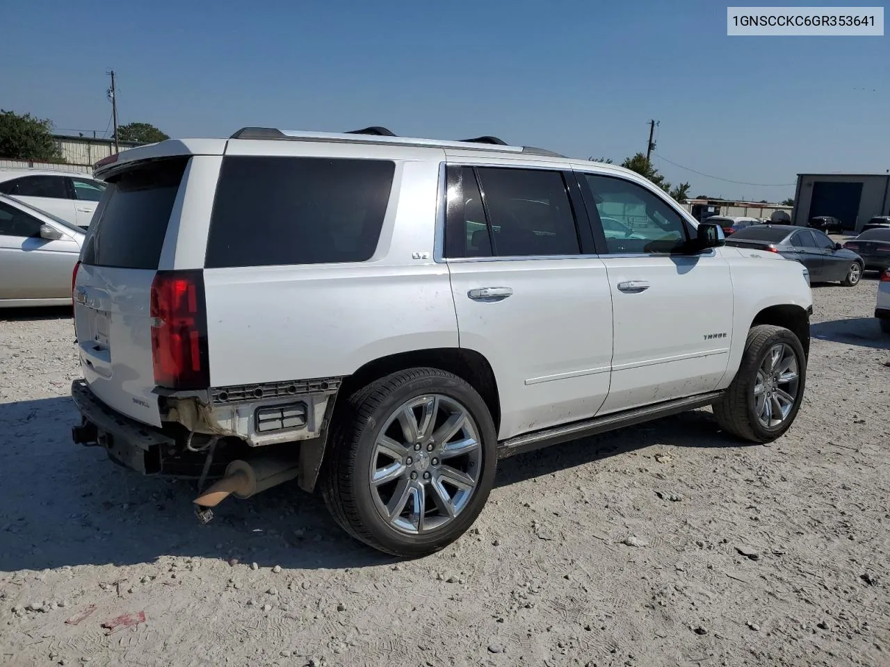 2016 Chevrolet Tahoe C1500 Ltz VIN: 1GNSCCKC6GR353641 Lot: 74736724