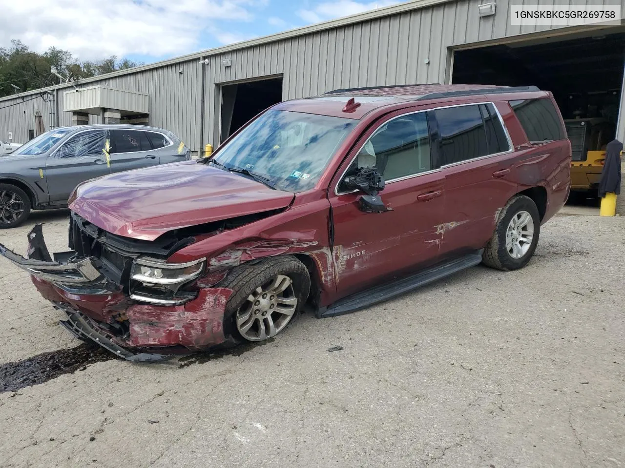 2016 Chevrolet Tahoe K1500 Lt VIN: 1GNSKBKC5GR269758 Lot: 74773314