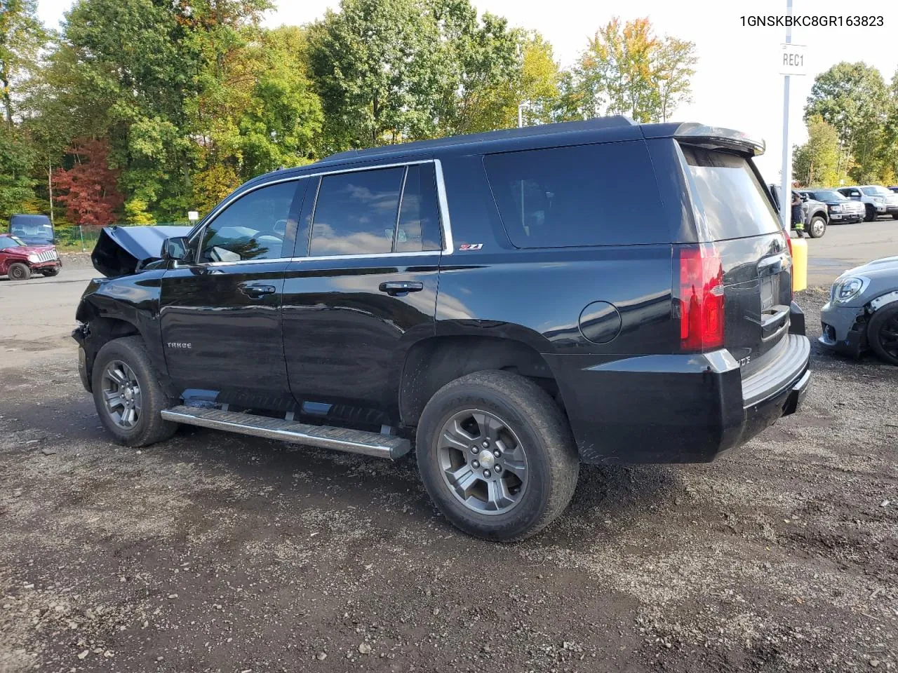 2016 Chevrolet Tahoe K1500 Lt VIN: 1GNSKBKC8GR163823 Lot: 74893014