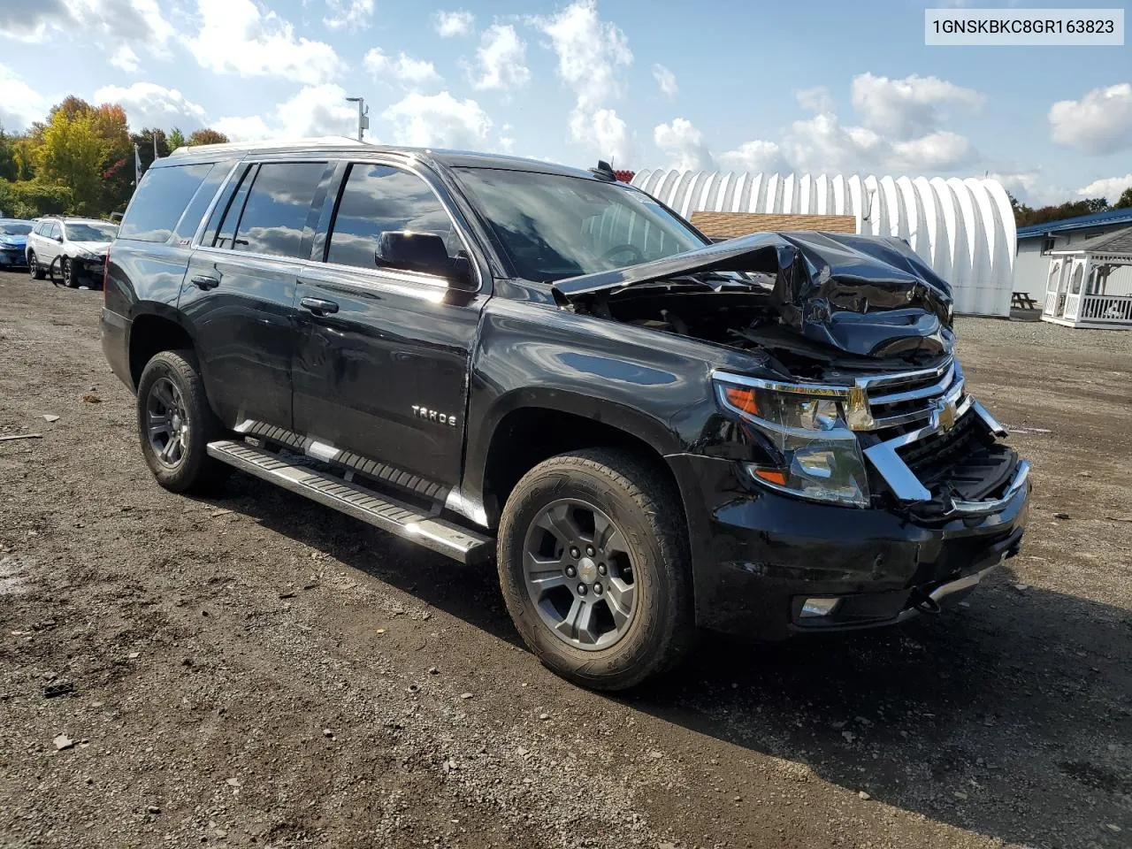 2016 Chevrolet Tahoe K1500 Lt VIN: 1GNSKBKC8GR163823 Lot: 74893014