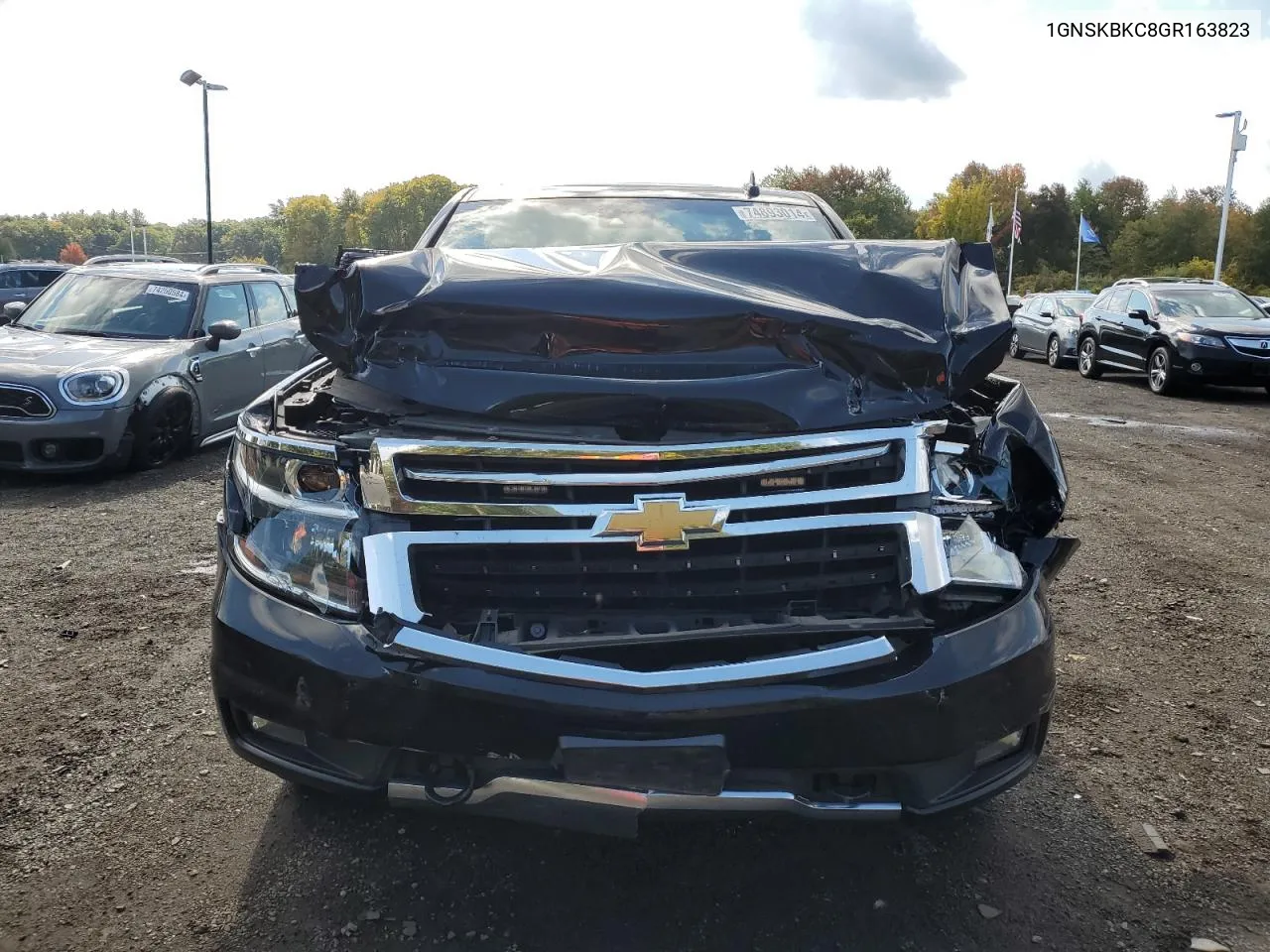 2016 Chevrolet Tahoe K1500 Lt VIN: 1GNSKBKC8GR163823 Lot: 74893014