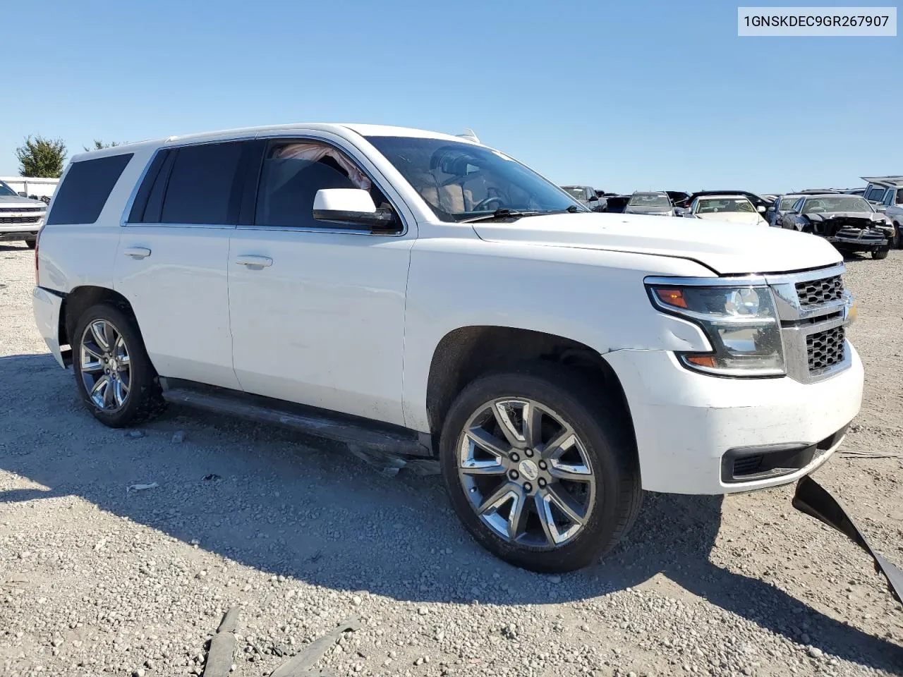 2016 Chevrolet Tahoe Police VIN: 1GNSKDEC9GR267907 Lot: 75193904