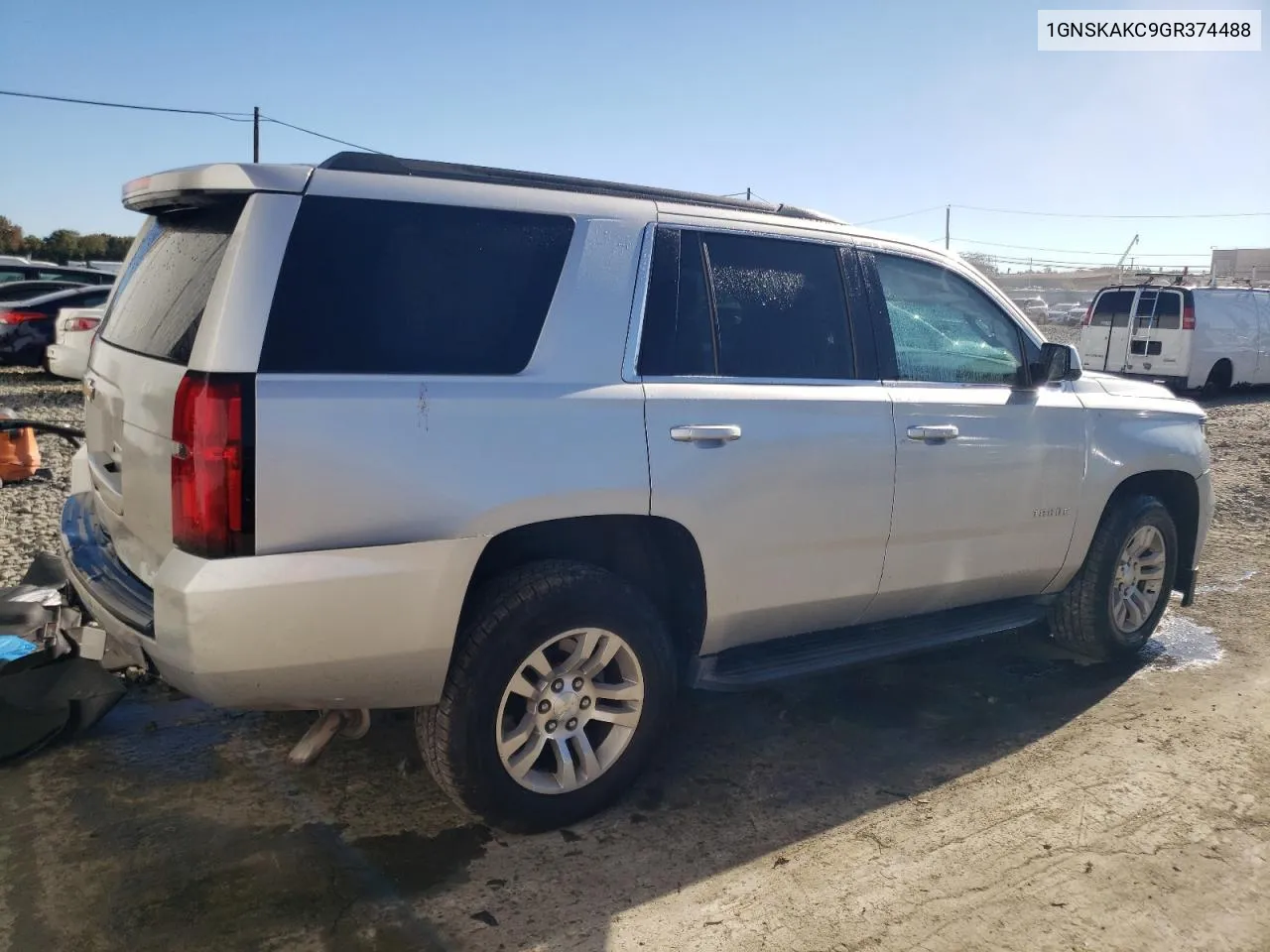 2016 Chevrolet Tahoe K1500 Ls VIN: 1GNSKAKC9GR374488 Lot: 75224624