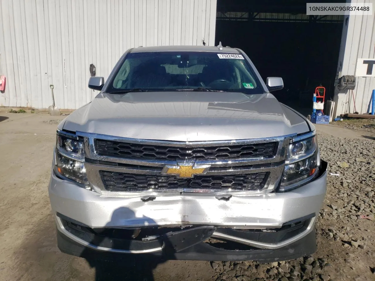 2016 Chevrolet Tahoe K1500 Ls VIN: 1GNSKAKC9GR374488 Lot: 75224624