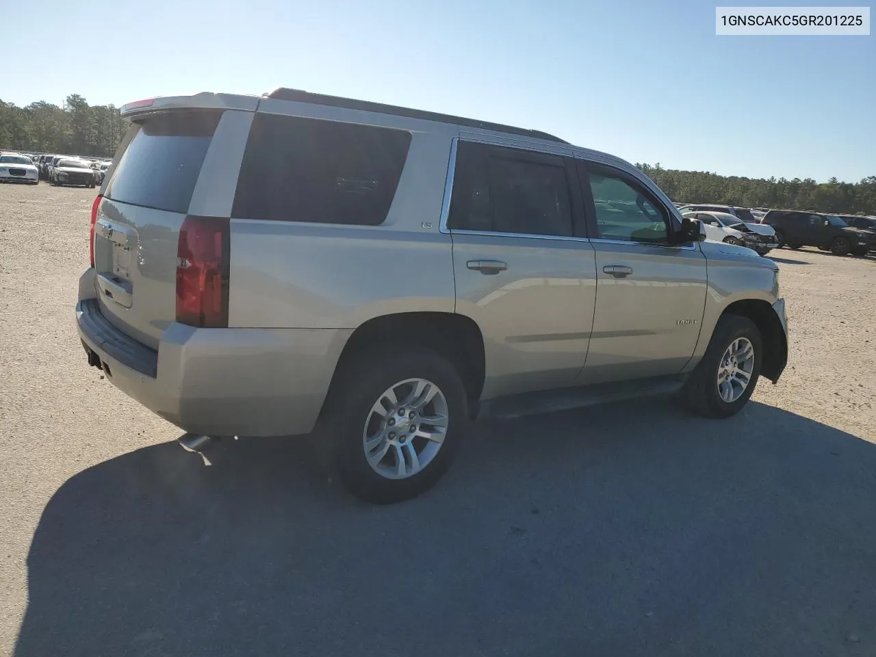 2016 Chevrolet Tahoe C1500 Ls VIN: 1GNSCAKC5GR201225 Lot: 75287114