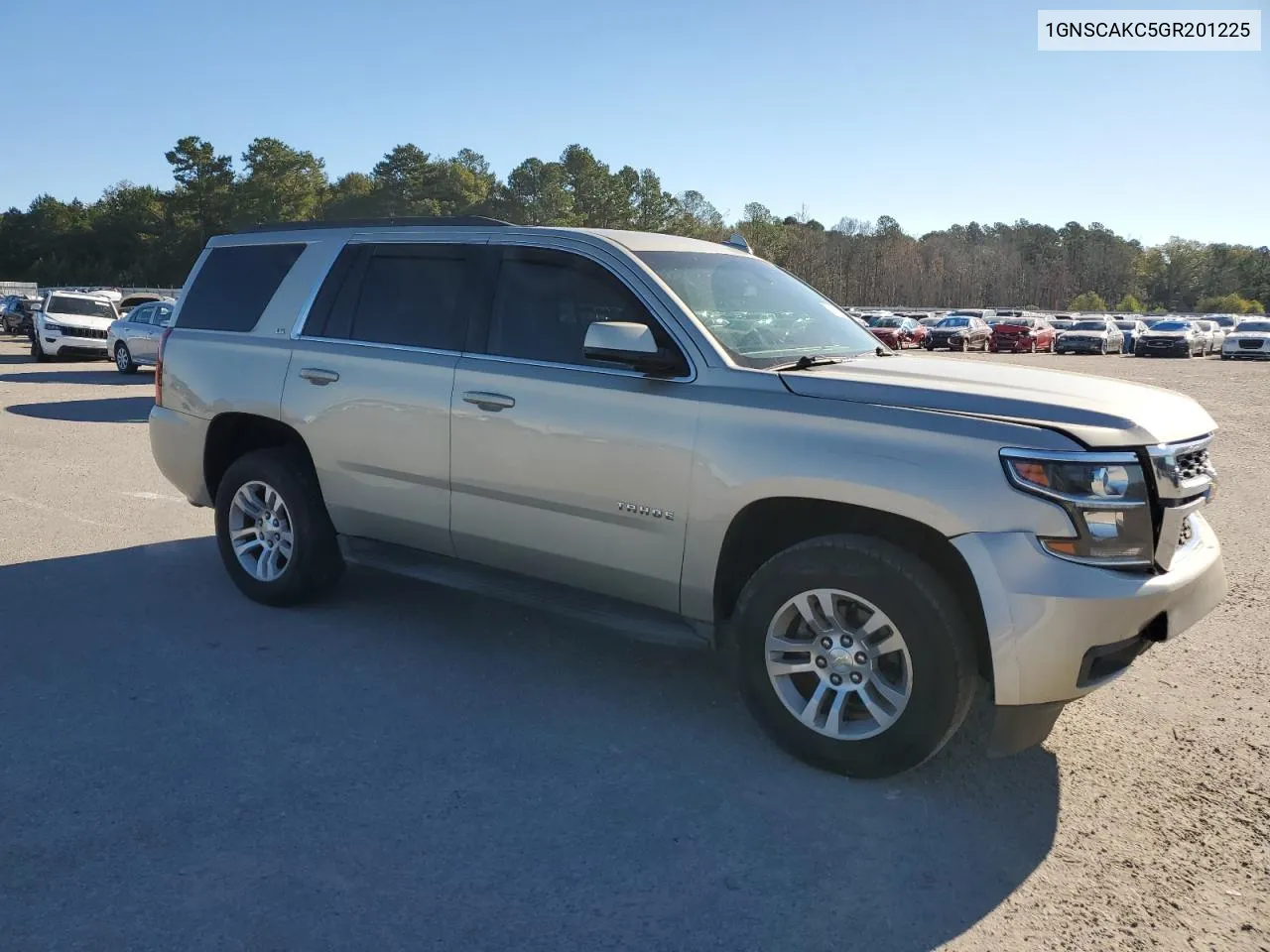 2016 Chevrolet Tahoe C1500 Ls VIN: 1GNSCAKC5GR201225 Lot: 75287114