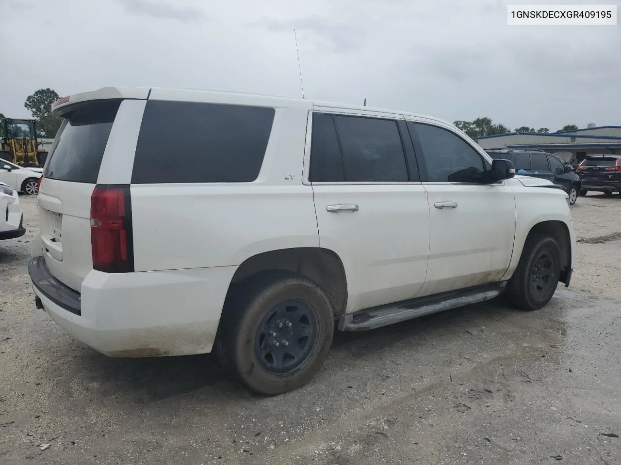 2016 Chevrolet Tahoe Police VIN: 1GNSKDECXGR409195 Lot: 75385544