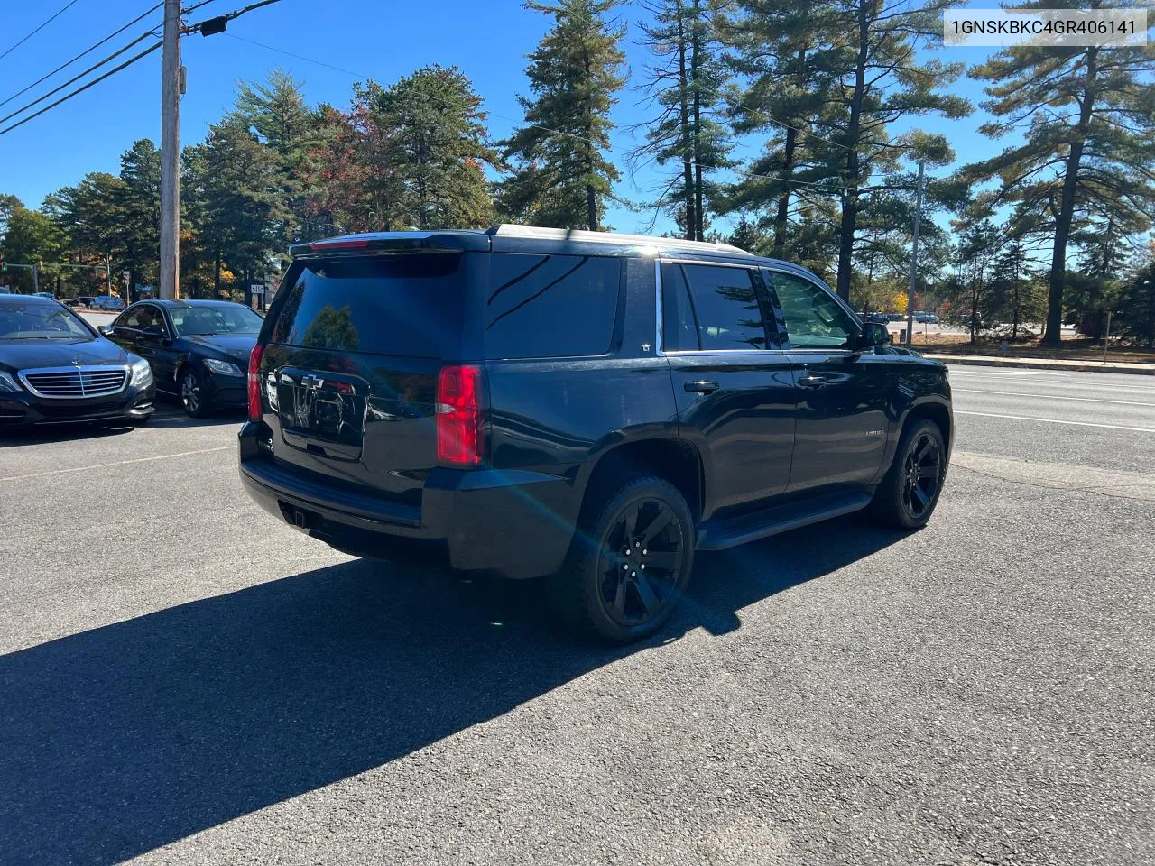 2016 Chevrolet Tahoe K1500 Lt VIN: 1GNSKBKC4GR406141 Lot: 75503364