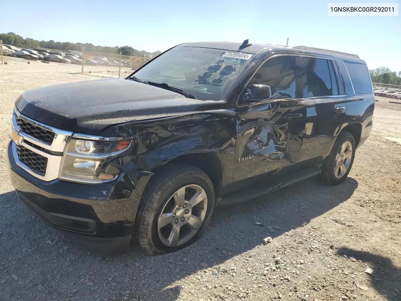 2016 Chevrolet Tahoe K1500 Lt VIN: 1GNSKBKC0GR292011 Lot: 75789454