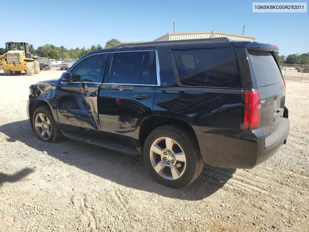 2016 Chevrolet Tahoe K1500 Lt VIN: 1GNSKBKC0GR292011 Lot: 75789454