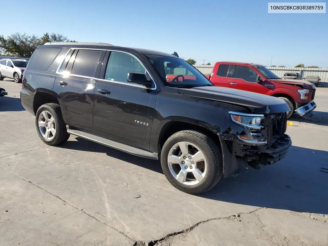 2016 Chevrolet Tahoe C1500 Lt VIN: 1GNSCBKC8GR389759 Lot: 75859974