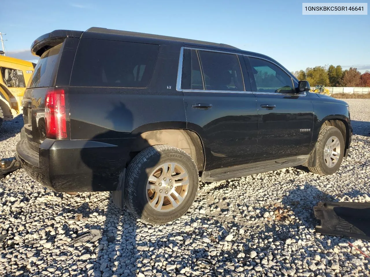 2016 Chevrolet Tahoe K1500 Lt VIN: 1GNSKBKC5GR146641 Lot: 75887594