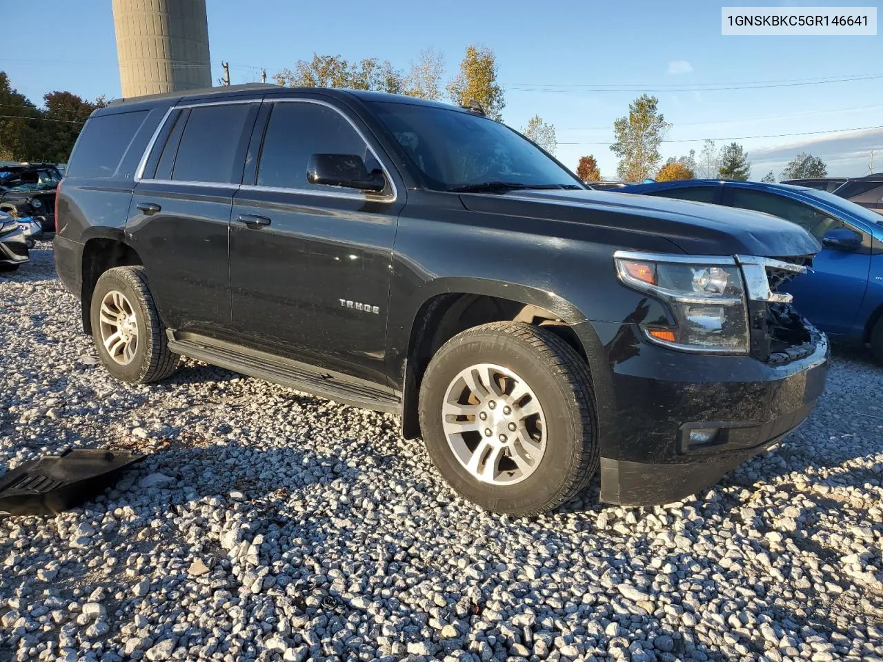 2016 Chevrolet Tahoe K1500 Lt VIN: 1GNSKBKC5GR146641 Lot: 75887594