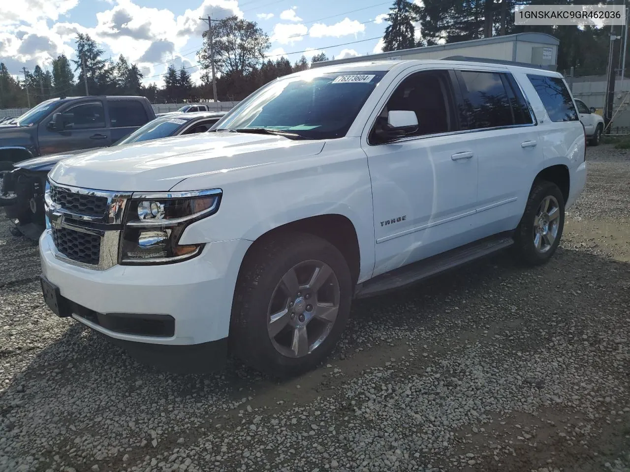 2016 Chevrolet Tahoe K1500 Ls VIN: 1GNSKAKC9GR462036 Lot: 76373604