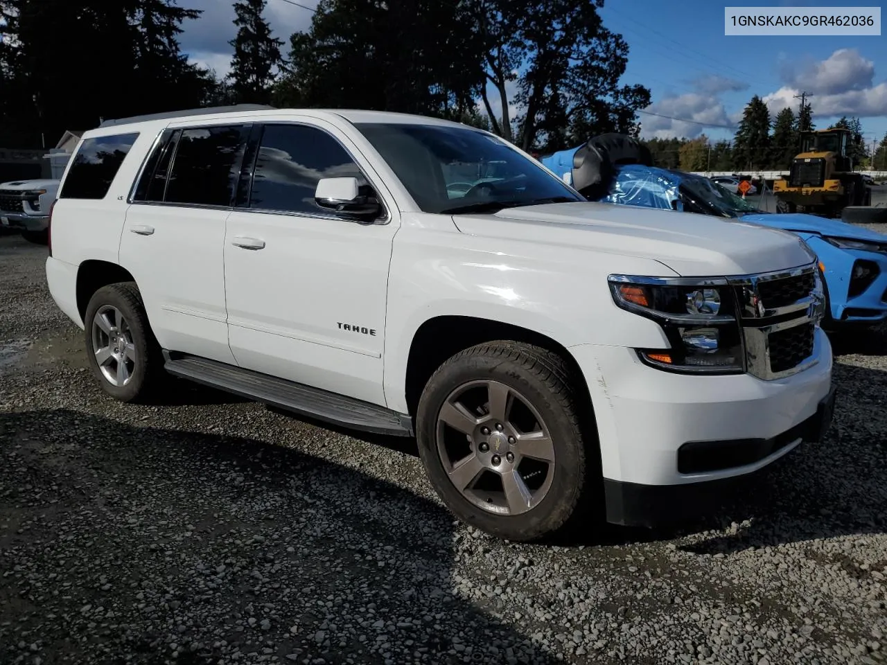 2016 Chevrolet Tahoe K1500 Ls VIN: 1GNSKAKC9GR462036 Lot: 76373604