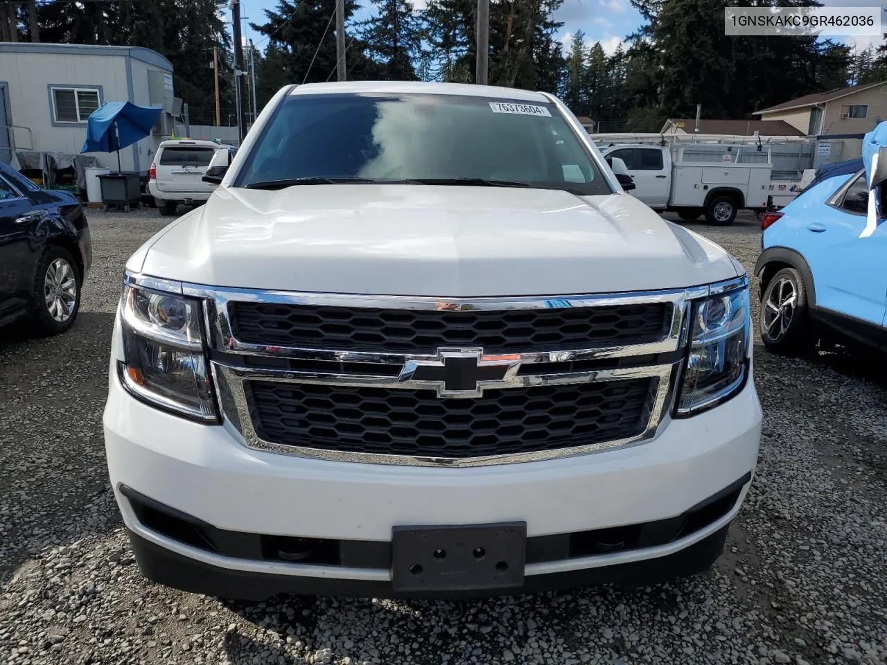 2016 Chevrolet Tahoe K1500 Ls VIN: 1GNSKAKC9GR462036 Lot: 76373604