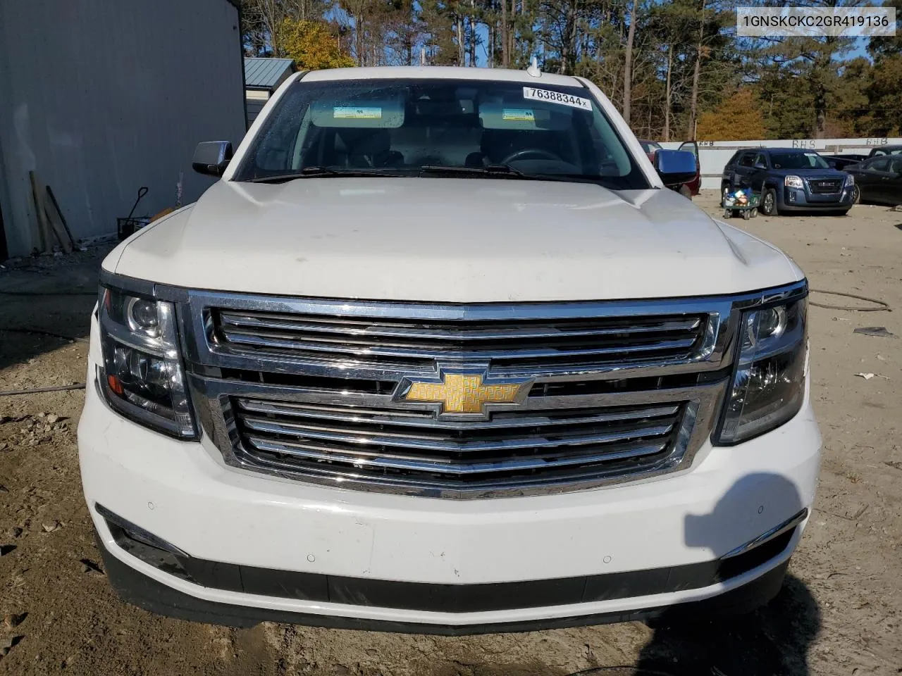 2016 Chevrolet Tahoe K1500 Ltz VIN: 1GNSKCKC2GR419136 Lot: 76388344