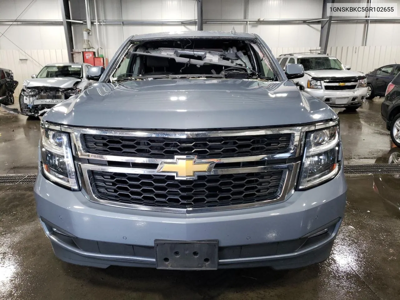 2016 Chevrolet Tahoe K1500 Lt VIN: 1GNSKBKC5GR102655 Lot: 76530144