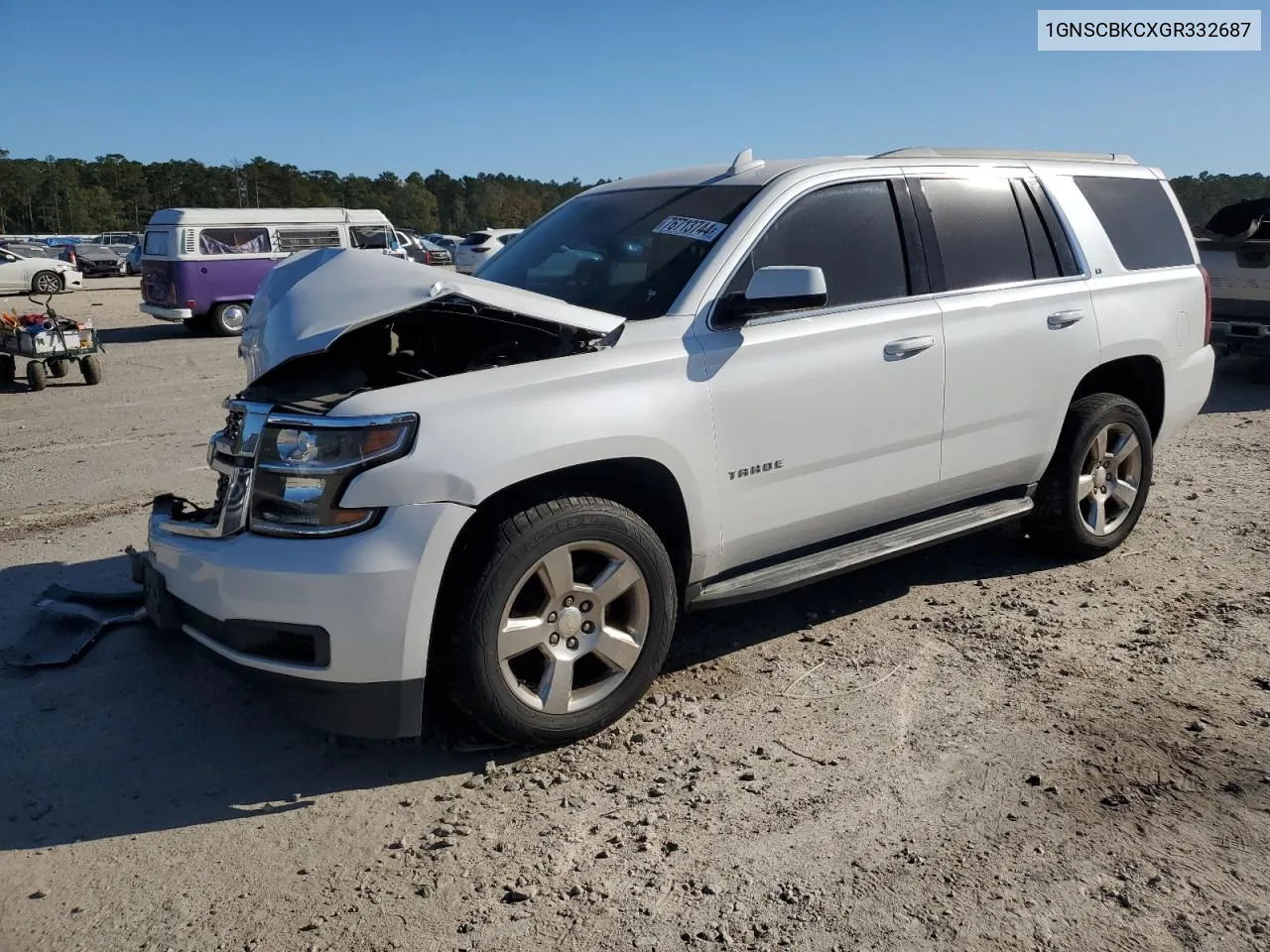 2016 Chevrolet Tahoe C1500 Lt VIN: 1GNSCBKCXGR332687 Lot: 76713744