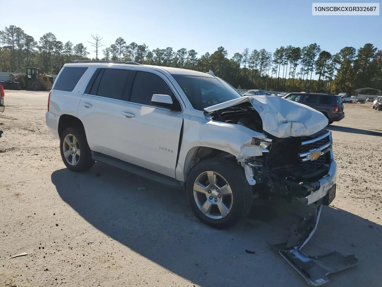 2016 Chevrolet Tahoe C1500 Lt VIN: 1GNSCBKCXGR332687 Lot: 76713744