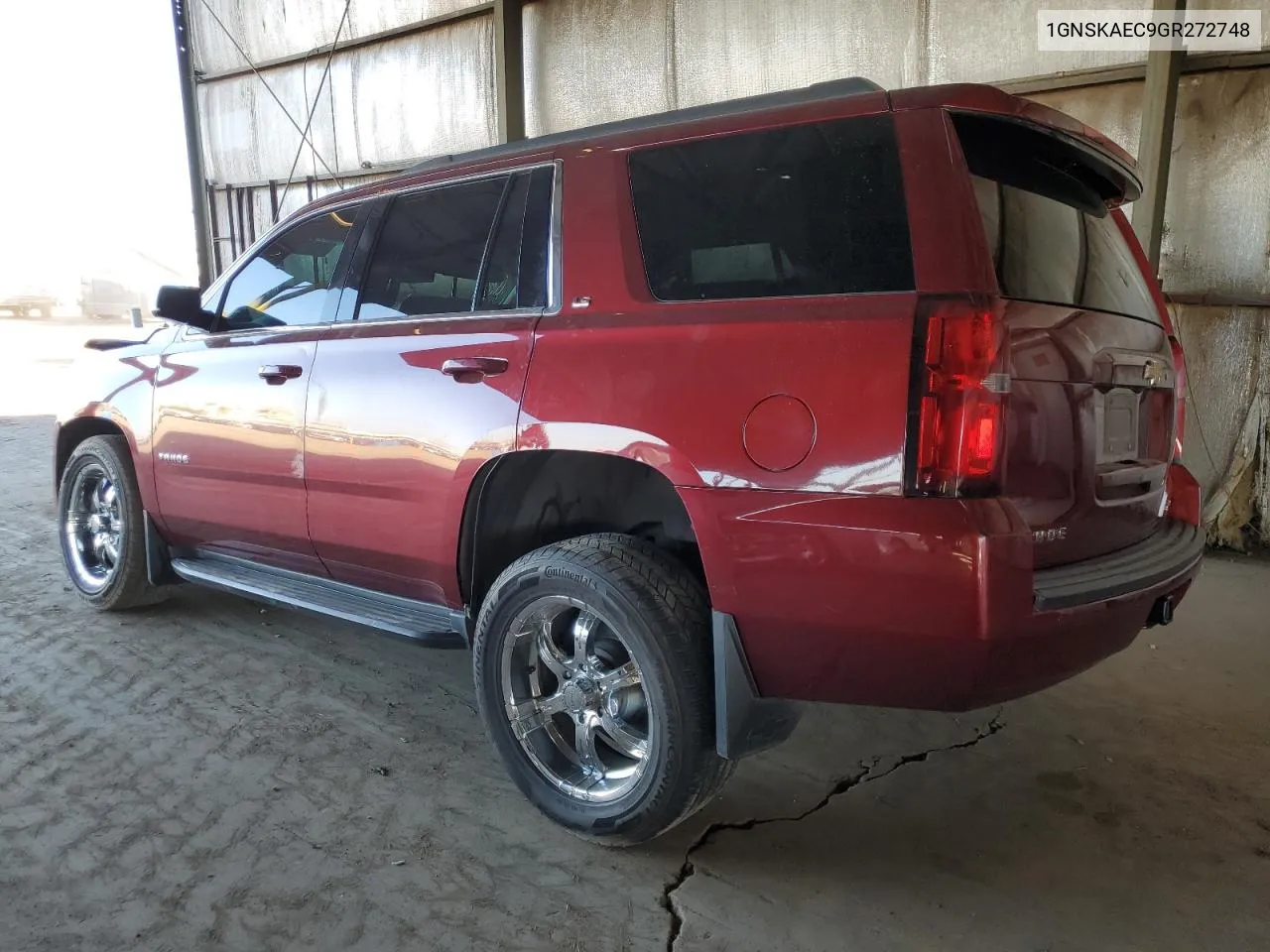 2016 Chevrolet Tahoe K1500 Ls VIN: 1GNSKAEC9GR272748 Lot: 76943444